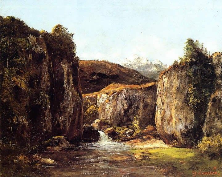 Gustave Courbet The Source among the Rocks of the Doubs